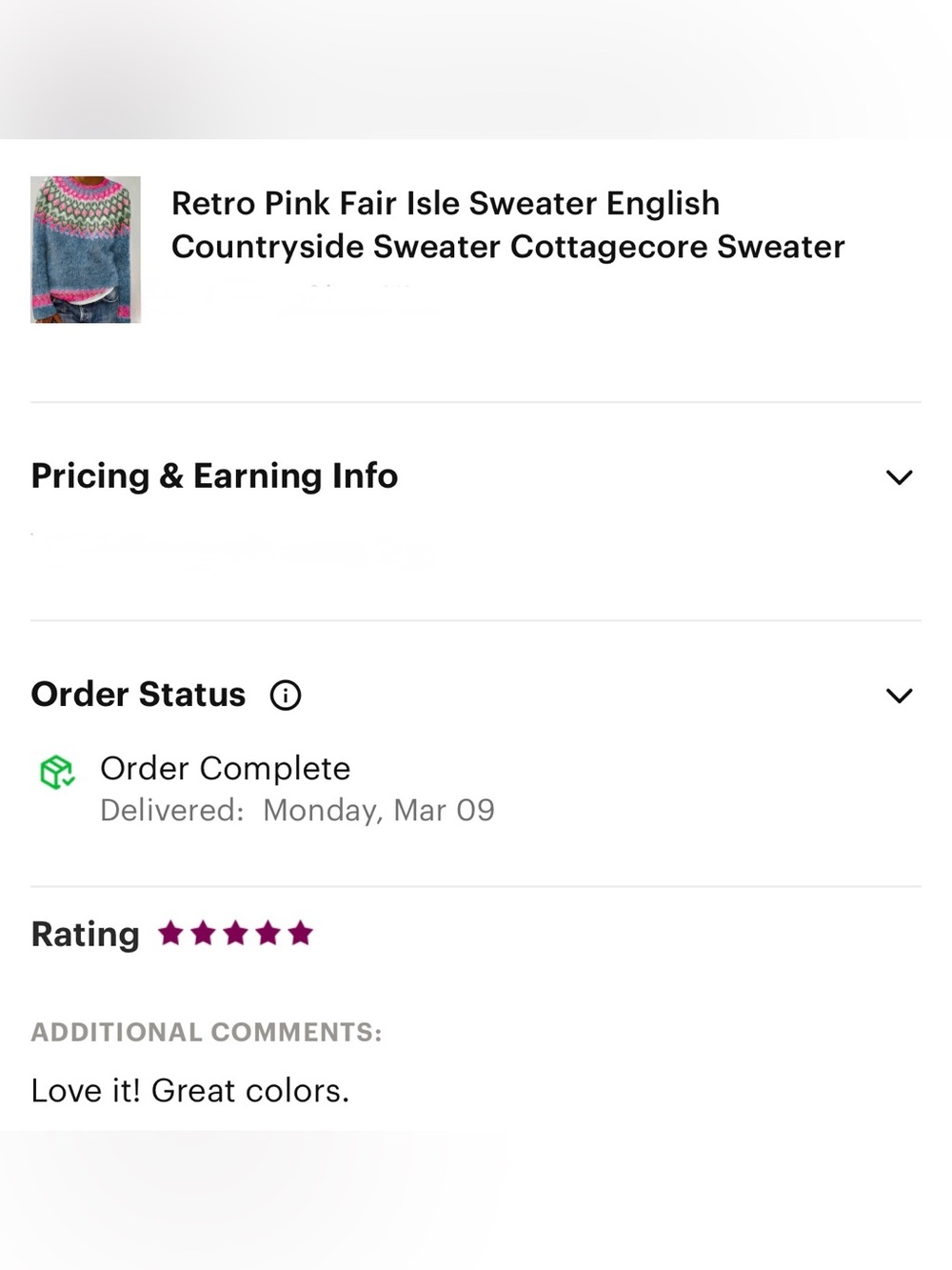 Retro Pink Fair Isle Sweater
English Countryside Sweater
Cottagecore Sweater - Picture 12 of 13